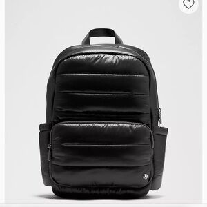 Lululemon Athletica Black Everywhere Backpack Wunder Puff 22L